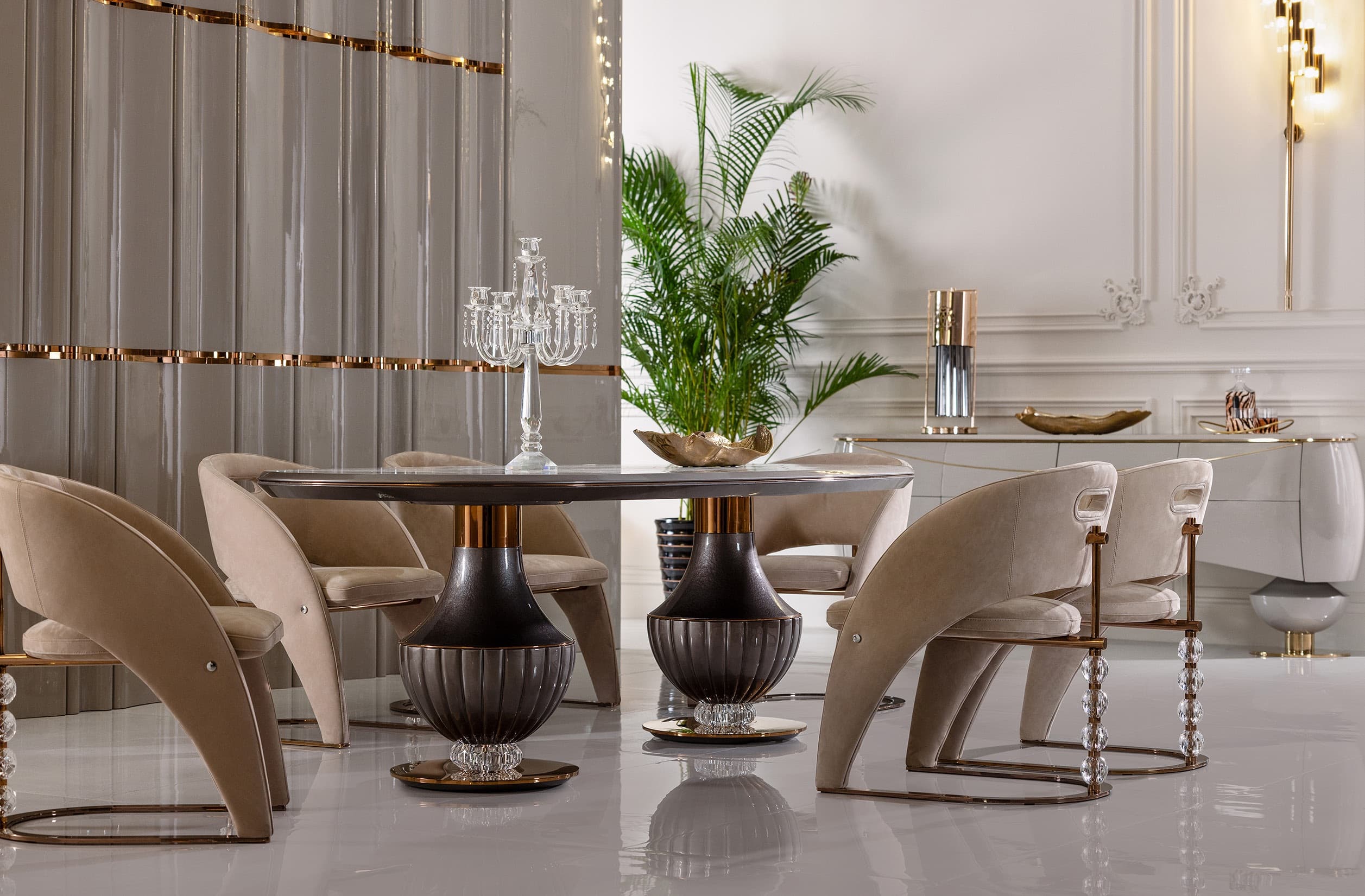 FASSA Philosophy — Dining room — warm composition