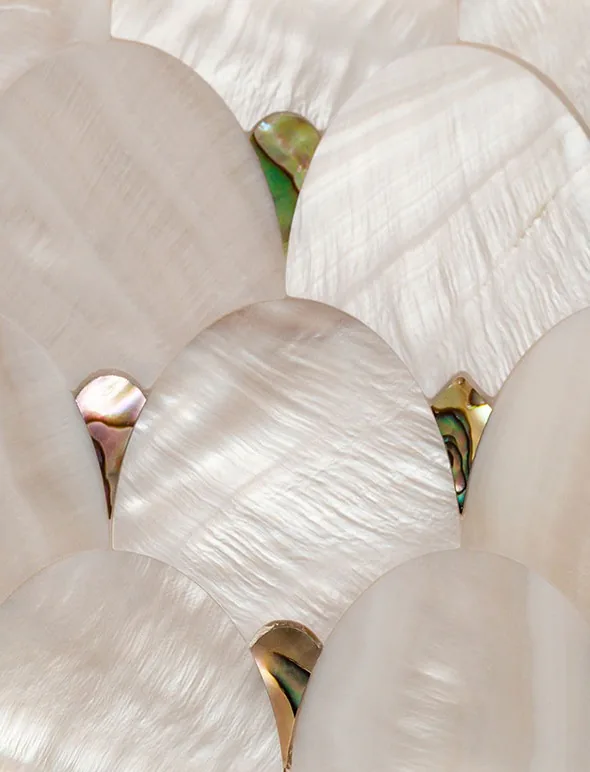 FASSA Philosophy — Mother-of-pearl / shell signature detail