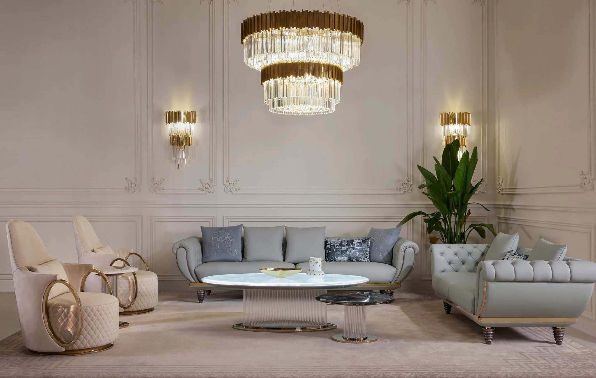 FASSA Philosophy — Collection hero — architectural living room
