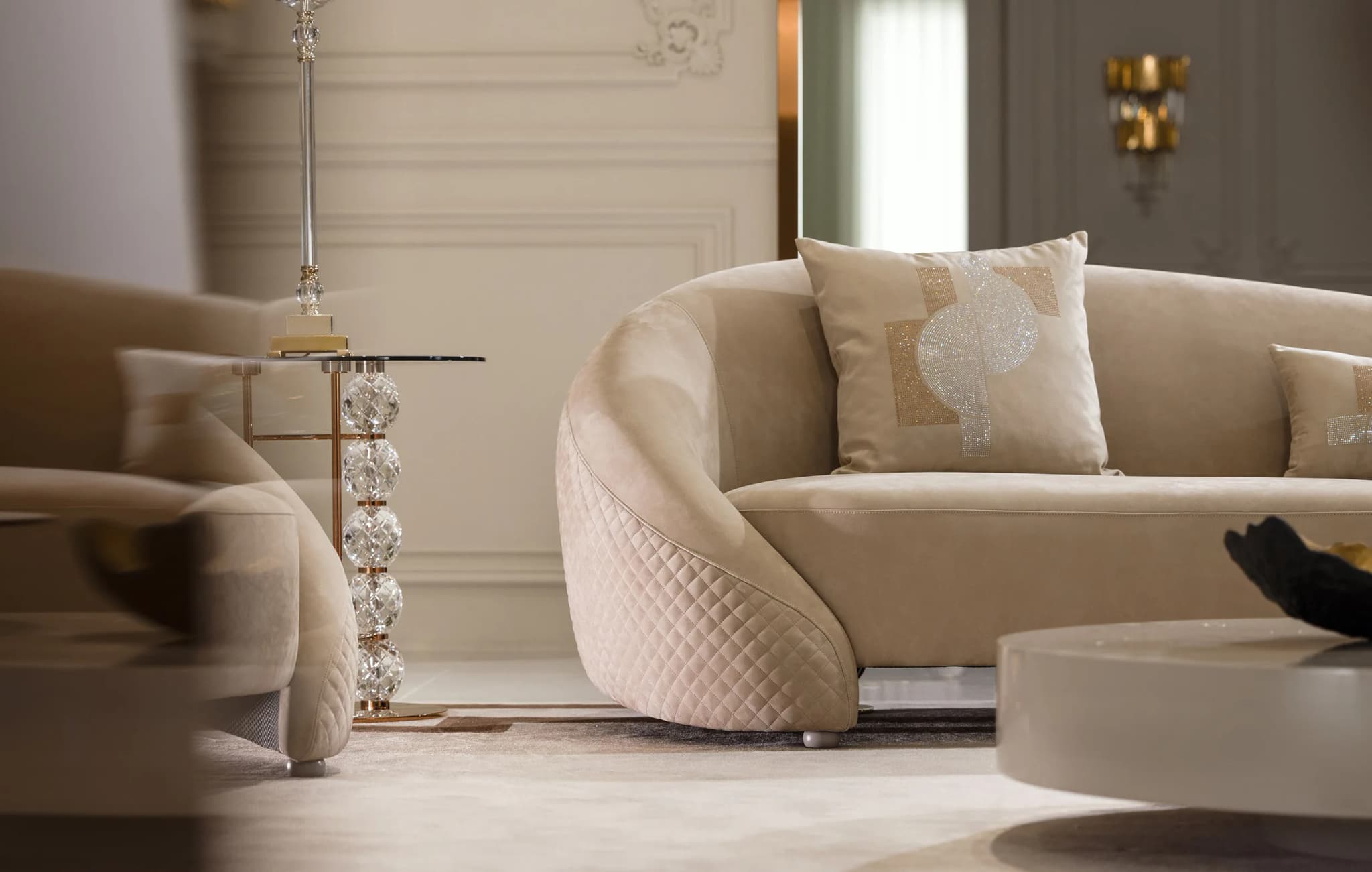 FASSA Philosophy — Living collection — sofa close scene